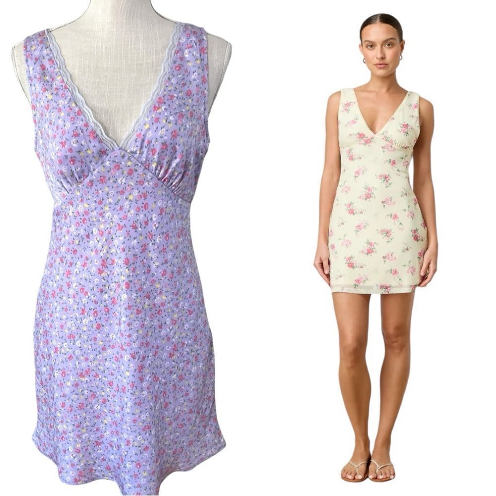 NWT Glassons Floral Candy Bloom Mini Dress Size 8
